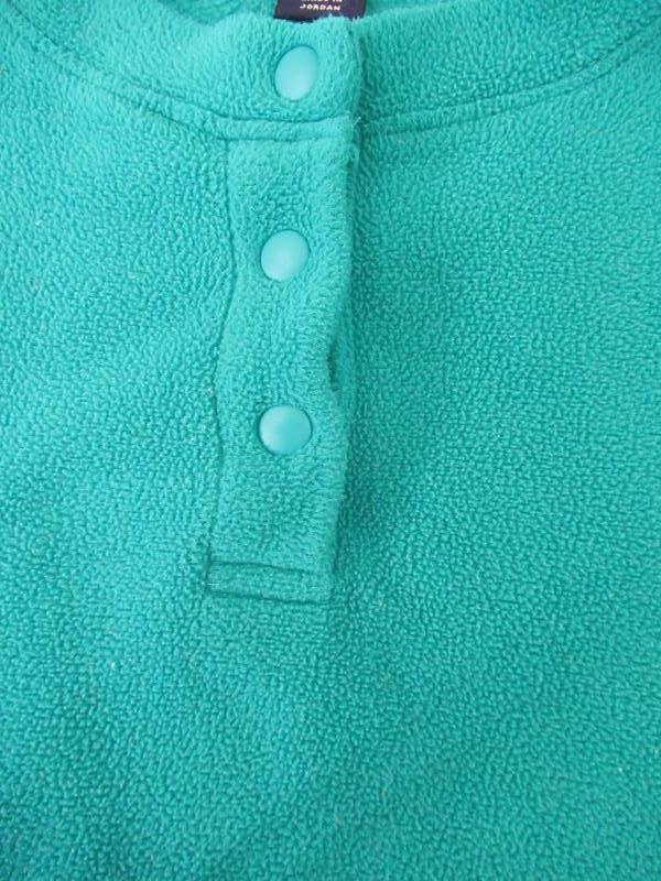 Lands' End Pullover Top Fleece Teal Women's XS/P Polartec Aircore 100