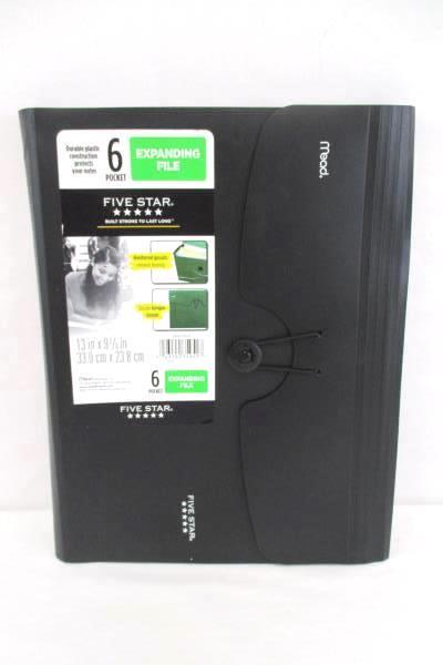 Back To School Binder Lot Expanding File Folder 2 Binders Paper
