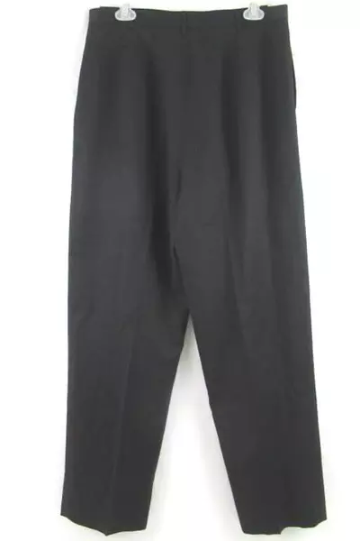 Alex St Claire Dress Slacks Women's Size 10 Black Pocket Lined Belt Loops