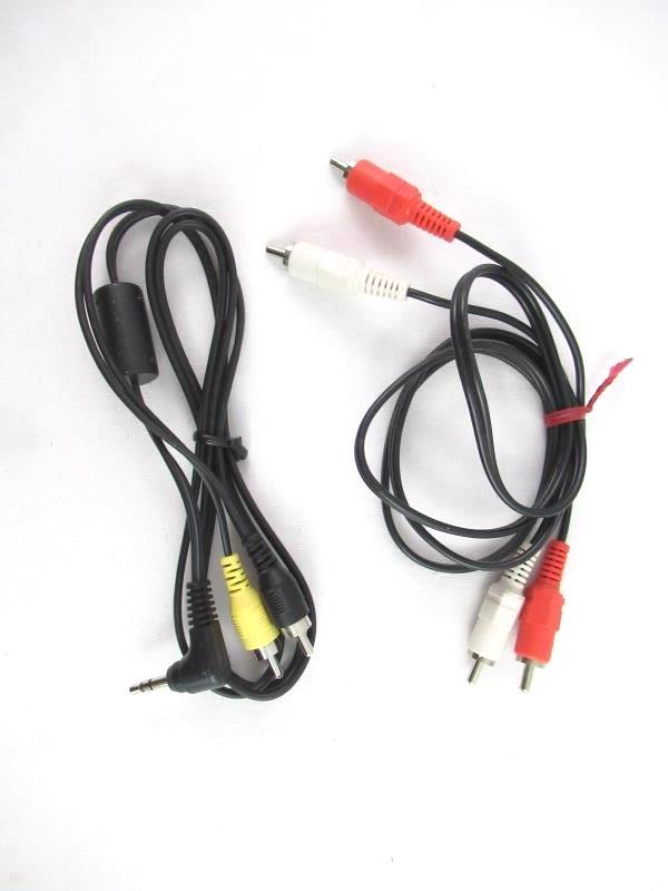 Lot of 6 Misc Cords RCA RCA to Aux Micro USB AC Adapter Extension
