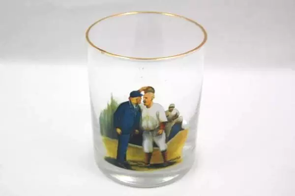 Lot Of 2 Collectibles Gift Items Rocks Glass Russ Fisherman Shelf Sitter