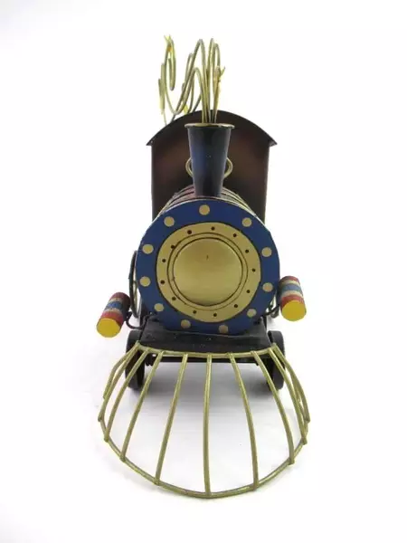 Tin Steam Engine Tealight Candle Holder