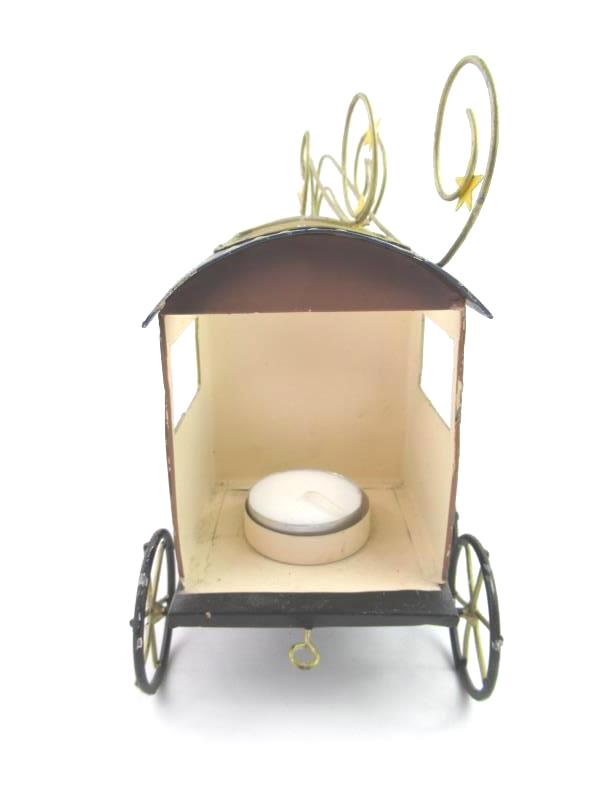 Tin Steam Engine Tealight Candle Holder