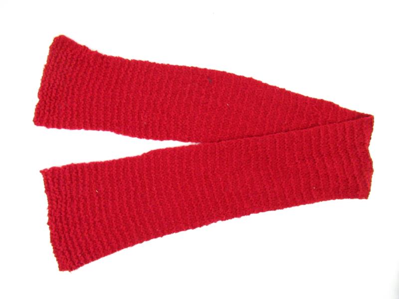 Lot of 3 Crochet Knit Scarfs Pink Red Teal Fringe Winter Accessories
