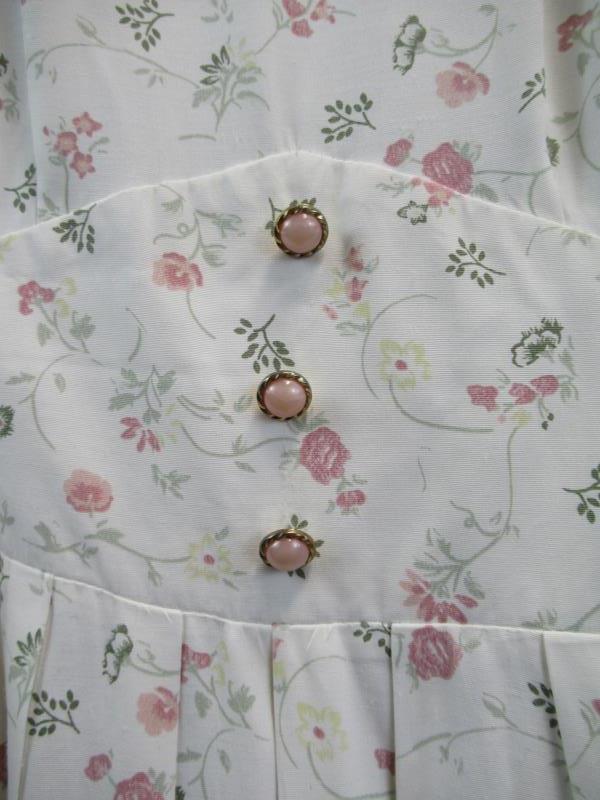 Whirlaway Frocks Dress Long White Pink Green Yellow Floral Women's Size 12