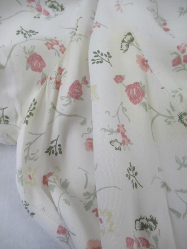 Whirlaway Frocks Dress Long White Pink Green Yellow Floral Women's Size 12