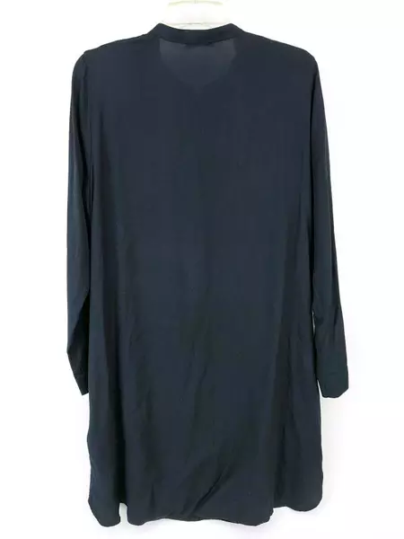 OSKA Dress Rosa 100% Viscose Tunic Black Lagenlook Women's Sz 1