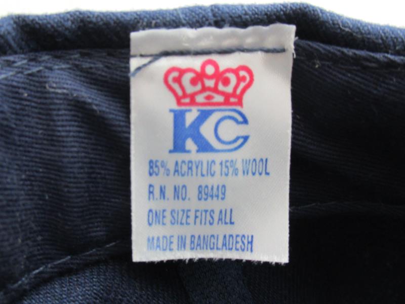 Vintage KC Snap Back Baseball Hat First Federal Bank Blue Red Adjustable