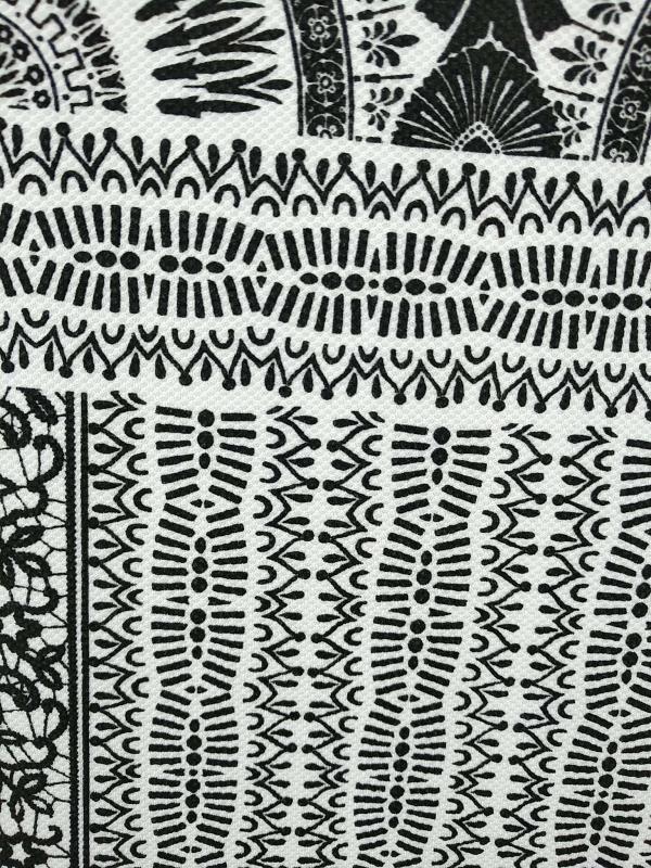 ZARA Pullover Shift Dress Sleeveless White Boho Printed Career Sz Small