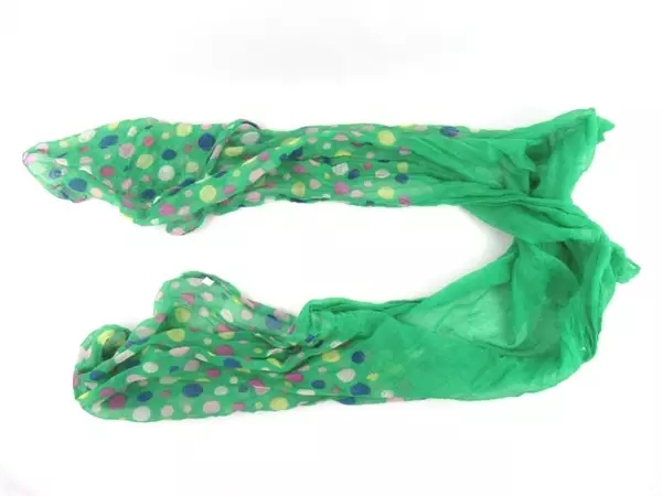 Lot of 3 Green Scarfs Infinity Vivante Floral Polka Dot Animal Print
