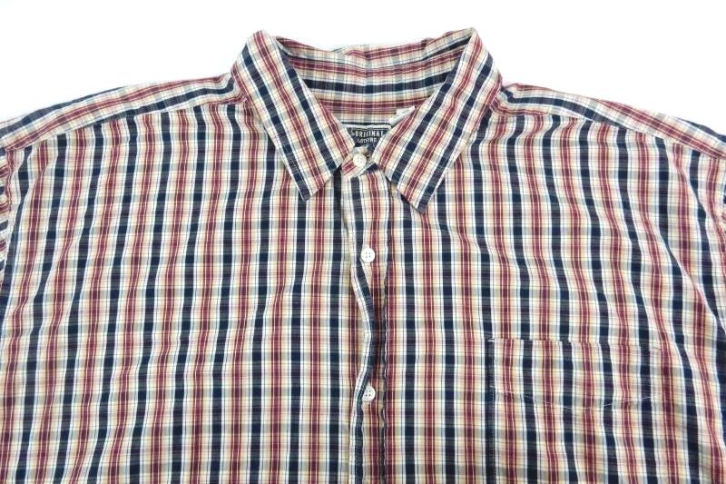 Route 66 Original Clothing Co Men's Plaid Button Up Shirt Sz 2X Short Sleeve
