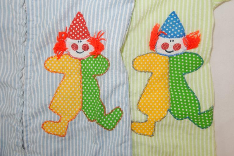 Lot of 2 Vintage JC Penney's ToddleTime One Piece Outfits Size 2 / 26.5-28lbs