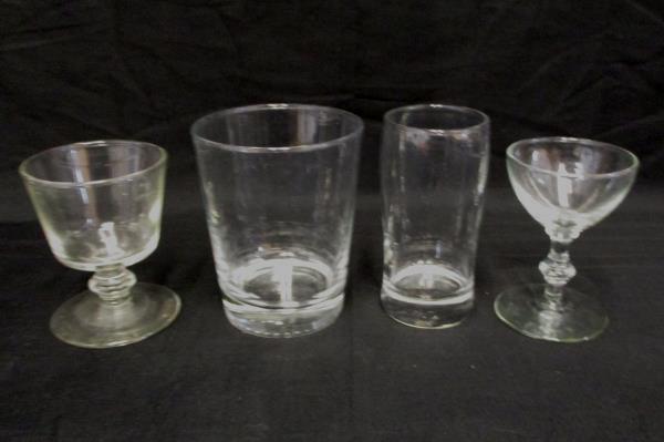 Lot of 8 Misc Replacement Bar Dining Glasses Goblet Tumbler Wine Hi Ball & More