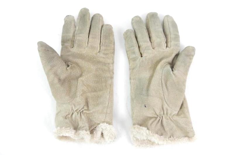 Lot of 3 Pairs Of Women's Gloves One Size And Unsized Leather Knit Fuzzy