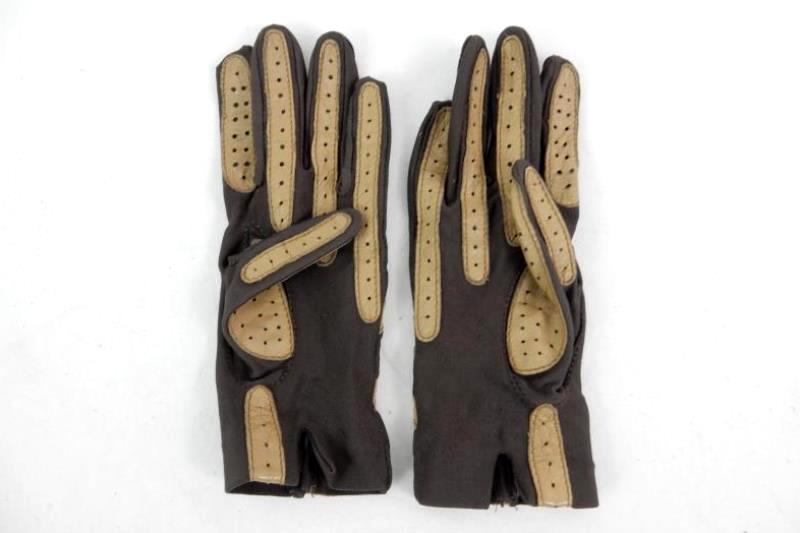Lot of 3 Pairs Of Women's Gloves One Size And Unsized Leather Knit Fuzzy