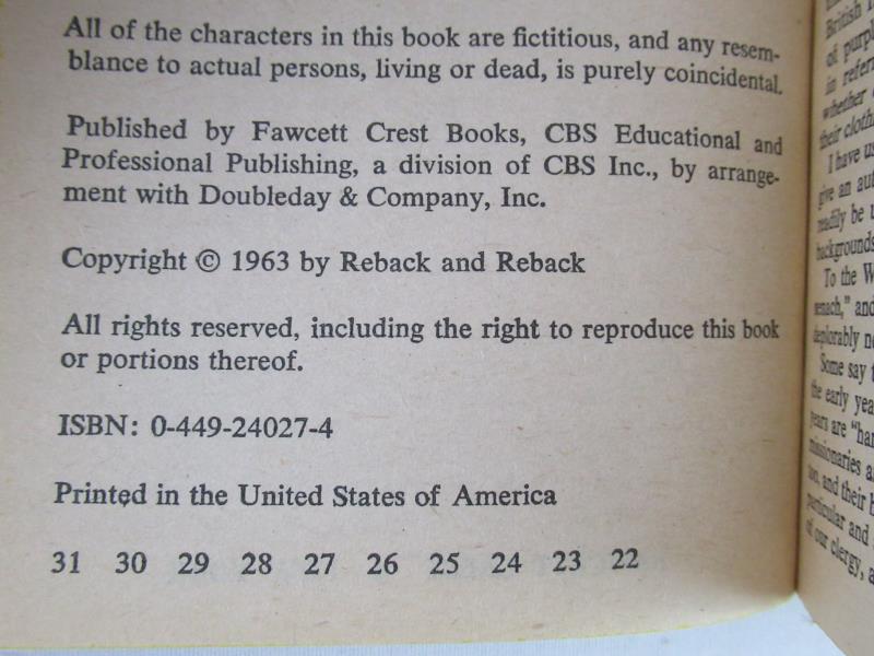 Grandmother and the Priests Taylor Caldwell Paperback Fawcett Crest 1963