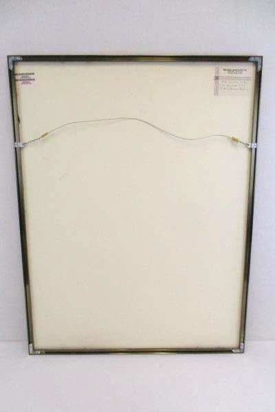 Orig Caroline Buchanan Framed Watercolor Painting Timber Wood Brown Signed Dated