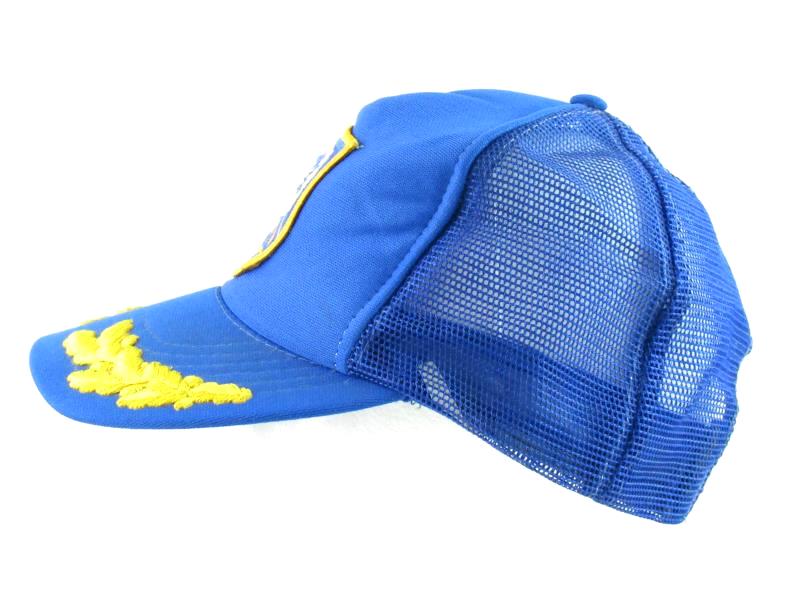 Vintage Blue Angles Patch US Navy Marine Aircraft Jets Snapback Mesh Trucker M/L