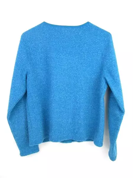 Traditions By Great Northwest Blue Sweater Women's Size Medium Button Front