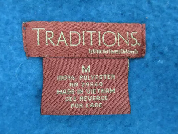 Traditions By Great Northwest Blue Sweater Women's Size Medium Button Front