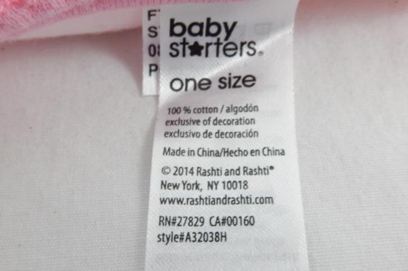 Lot of 3 Infant Baby Accessories Hats Bib Beanie Knit Monkey Pink Girl's Boy's