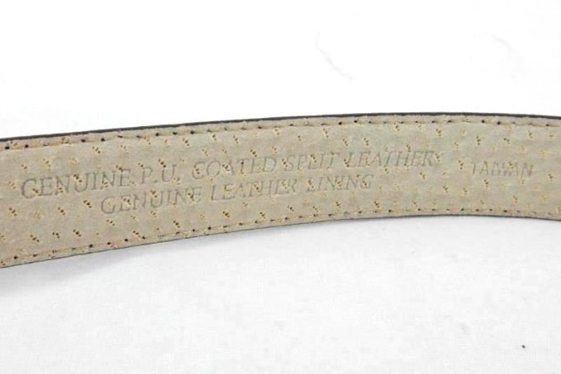 Vintage Jones New York Genuine Coated Split Leather Belt Women's Size Large