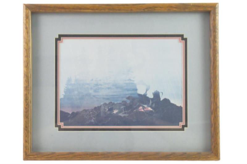 Steelhead Weather Elton Bennett Print Framed And Triple Matted