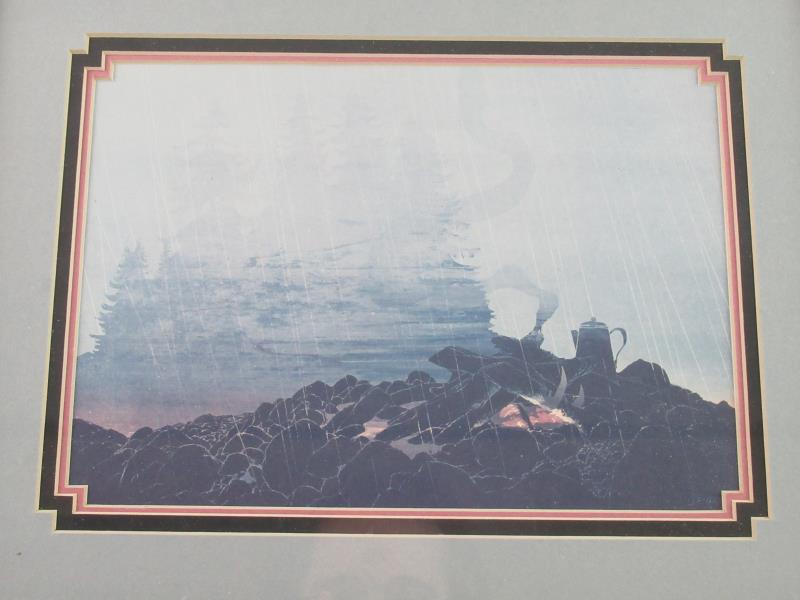 Steelhead Weather Elton Bennett Print Framed And Triple Matted