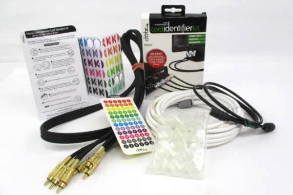 Home Entertainment Lot Cord Identifier Kit CATV Cord Audio/Video Cord Coaxial