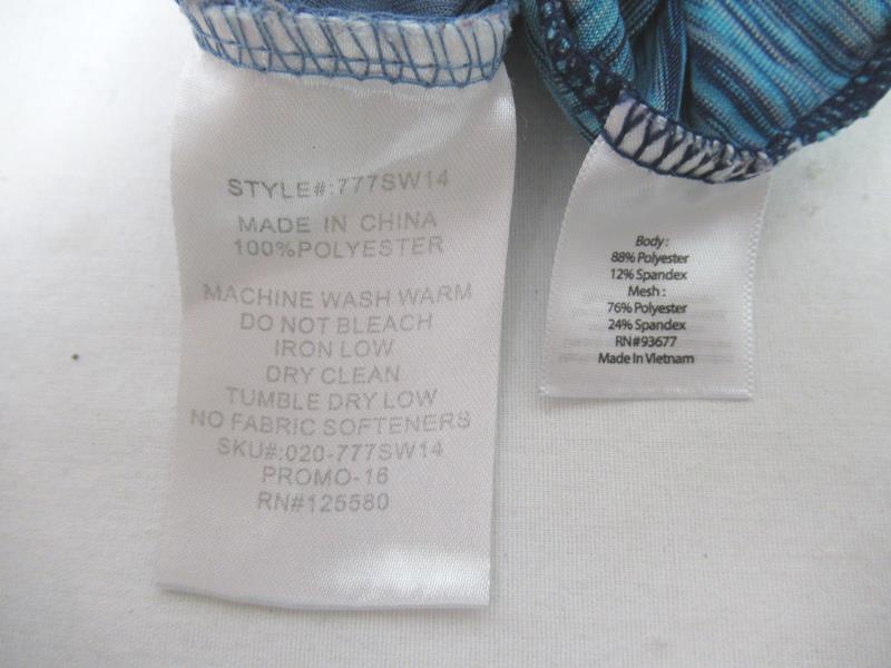 Lot of 2 Women's Blue Active Tops Size Large Xersion Mesh Back Helium E2