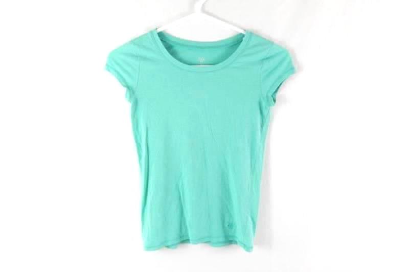 Lot of 2 Justice Girls Clothes Romper Tee Shirt Size 8 Teal Blue Green
