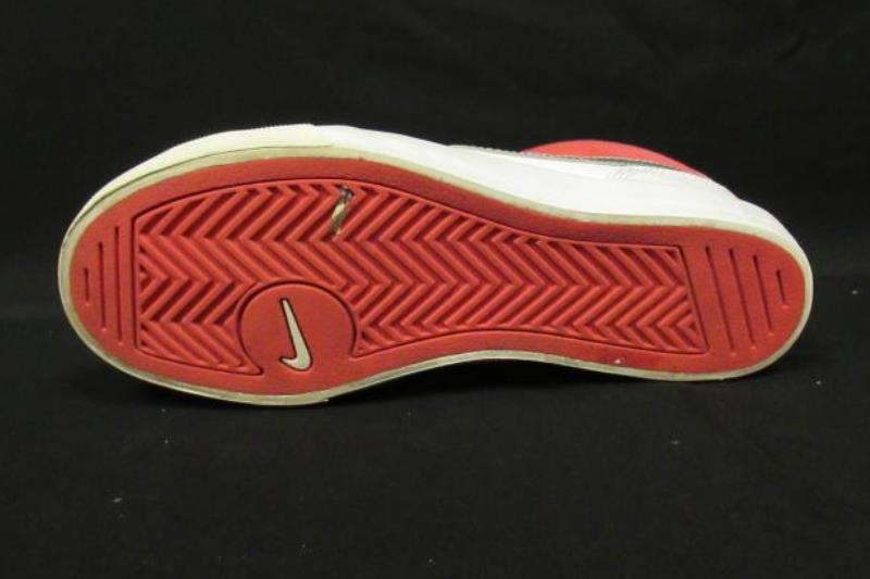 Nike Mid Top Sneakers Women's Size 6 White Pink Metallic No Laces