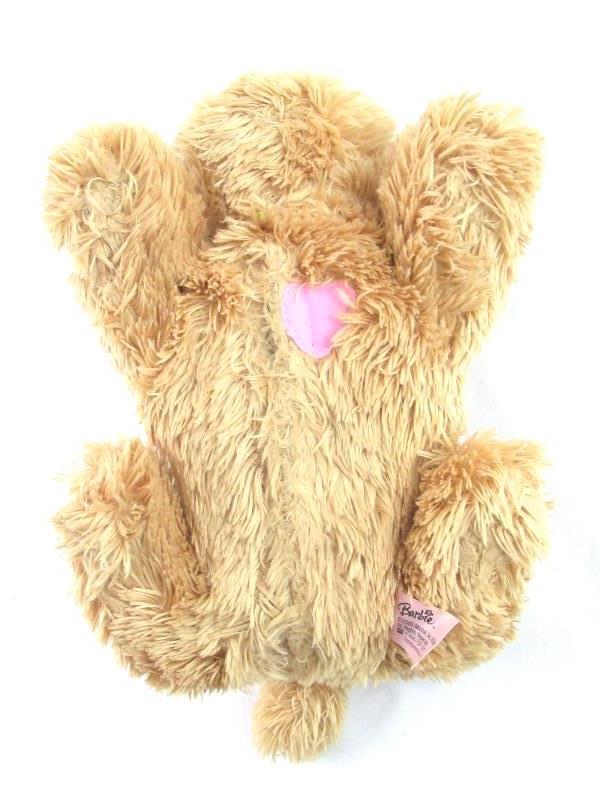 Barbie Mattel Puppy Dog 2005 Barking Plush Light Brown Battery Powered Works
