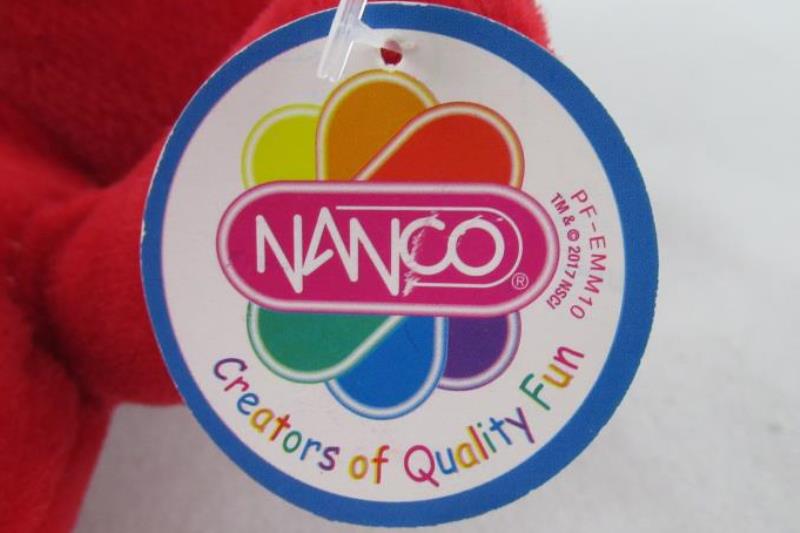 Nanco Red Plush With Sunglasses Stuffed Animal Toy 9.5 Inch With Hand Tag