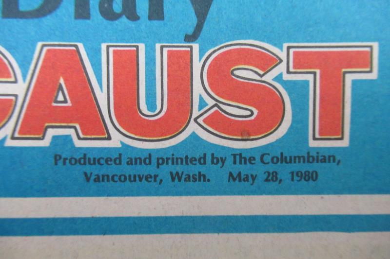 Lot of 2 Vintage Newspapers Mount St Helens Diary May 1980 & Volcano Review 1993