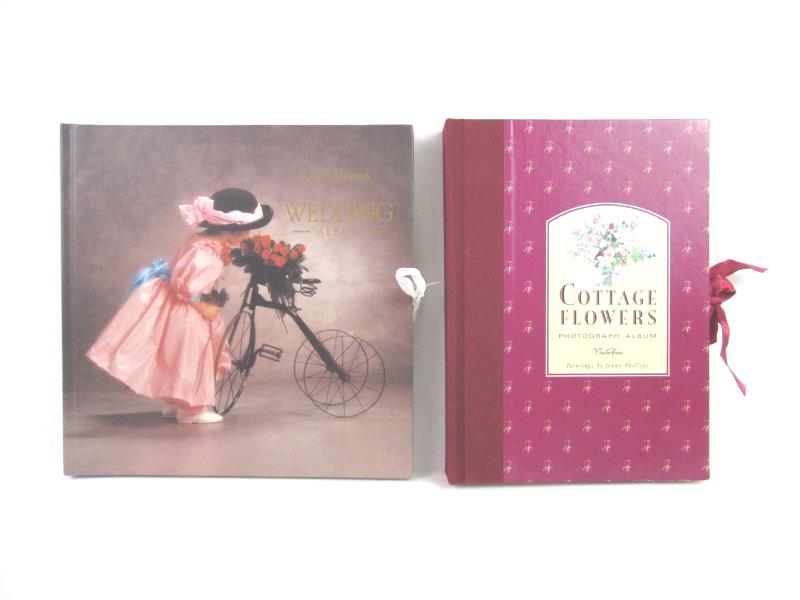 Lot of 2 Albums Anne Geddes Wedding Album and Cottage Flowers Photograph