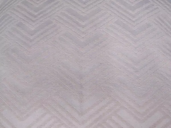 Set of 2 White Chevron Pattern Woven Throw Pillows Square