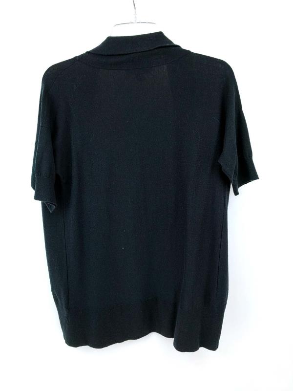 BANANA REPUBLIC Open Cardigan Circle Sweater Navy Blue Wool Cashmere Woemsn XS