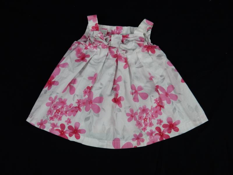 Miniwears Baby Two Piece Outfit Set Sz 0-3 Months White Pink Floral