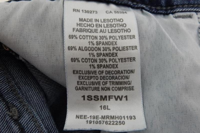 Lee Riders Jeans Mid Rise Skinny Dark Wash Women's Size 16 L Pockets