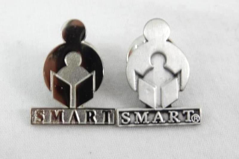 Lot of 5 Vintage Book Smart Pins School Silver Tone Gold Tone Lapel with Backs