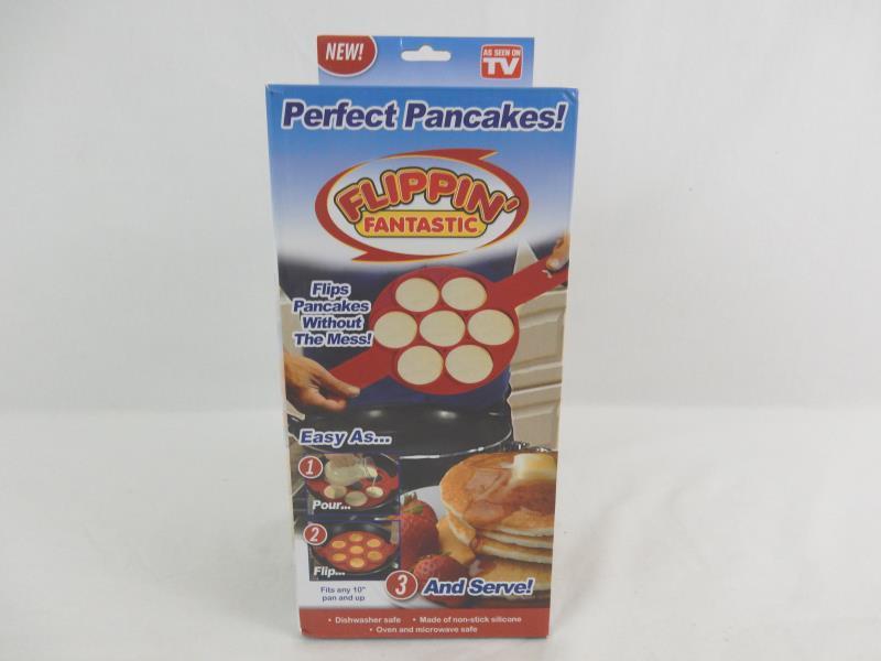 Flippin Fantastic Perfect Pancake Flipper Mold Kitchen Gadget