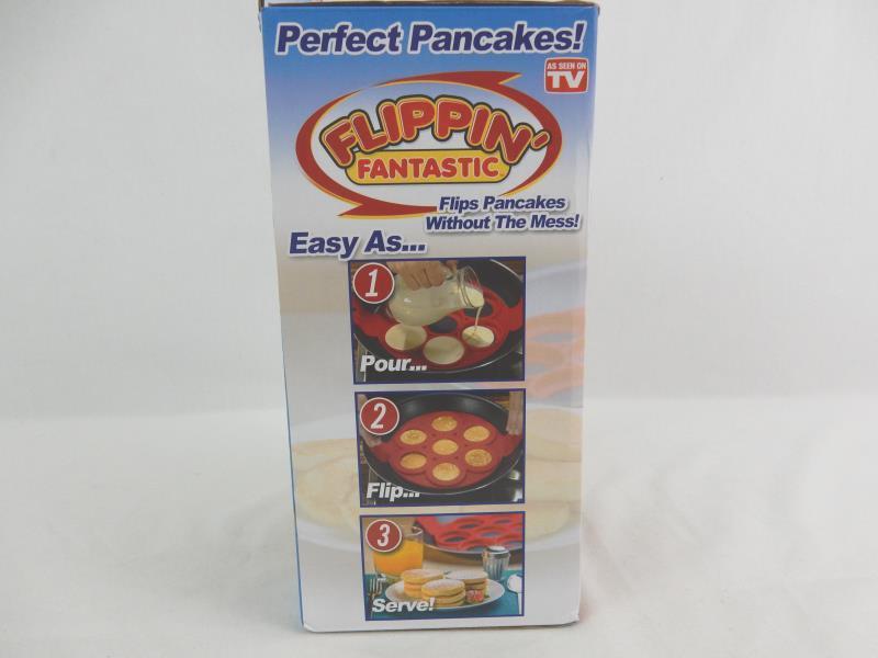 Flippin Fantastic Perfect Pancake Flipper Mold Kitchen Gadget