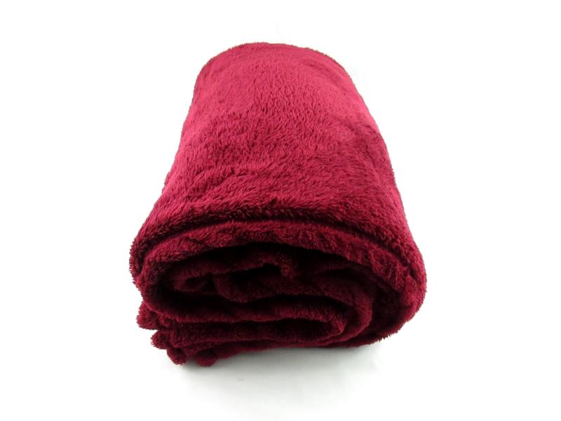 Northpoint a Notch Above Large Red Fuzzy Blanket Throw Bedspread