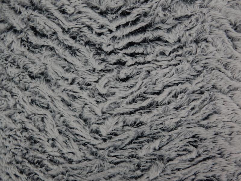 Fleece Body Pillow Blue White Fuzzy Soft Rectangle Shaped Polyester