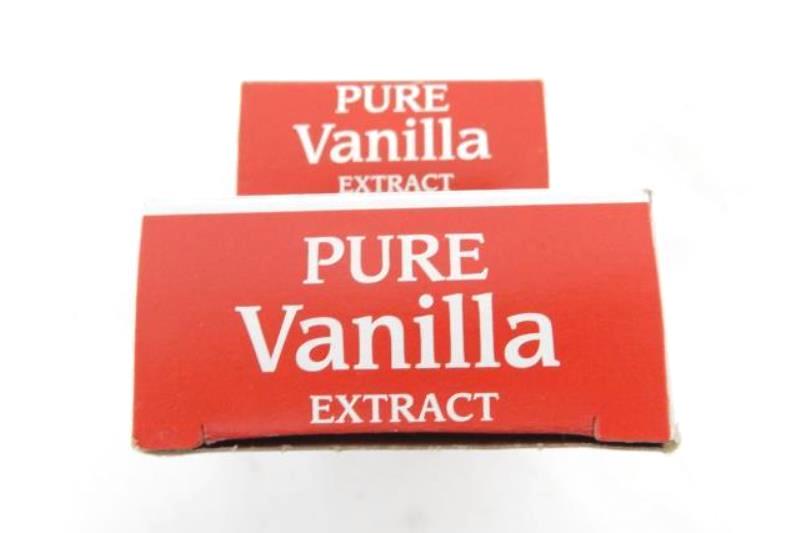 McCormick Pure Vanilla Extract 2 fl oz and 1 fl oz Bottles Best By May 2023 NIB