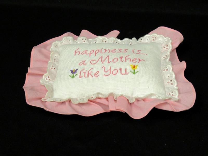 Small Lillian Vernon Throw Pillow Gift Happiness Is a Mother Like You