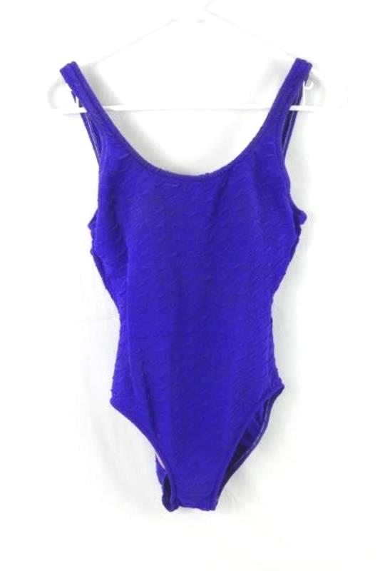 Vintage Swimsuit and Cover Women's Size 12 L Mainstream Cazimi One Piece Purple