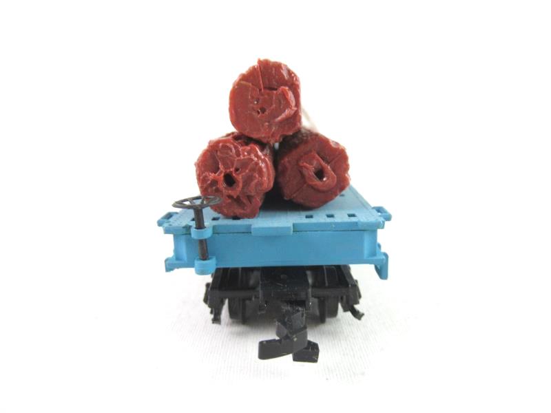 Vintage Bachmann HO Scale Railroad Flat Log Car Great Northern 42764