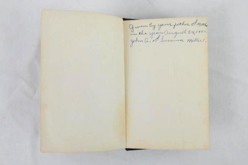 Vintage German Hymnal L.A. Miller 1940 Song Book Unparteiische Lieder Sammlung